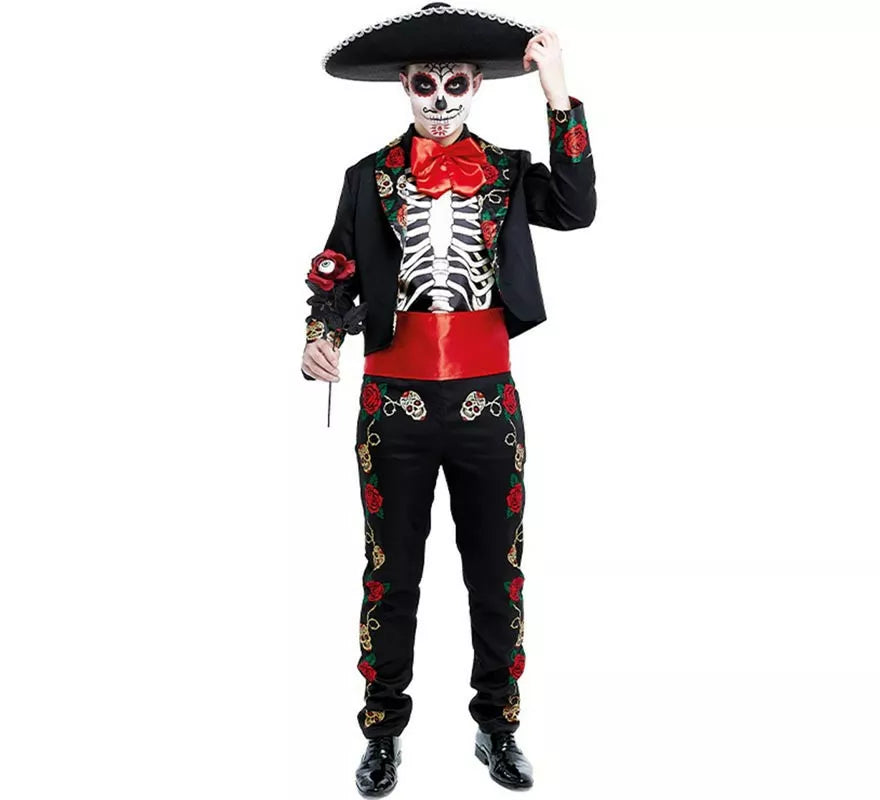 Translation missing: es.Disfraz de Señor Catrin Día de los Muertos para hombre