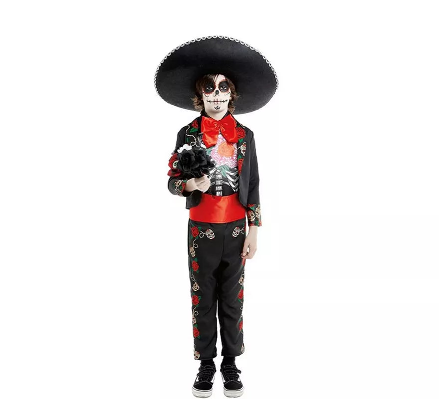 Translation missing: es.Disfraz de Señor Catrin Día de los Muertos para niño