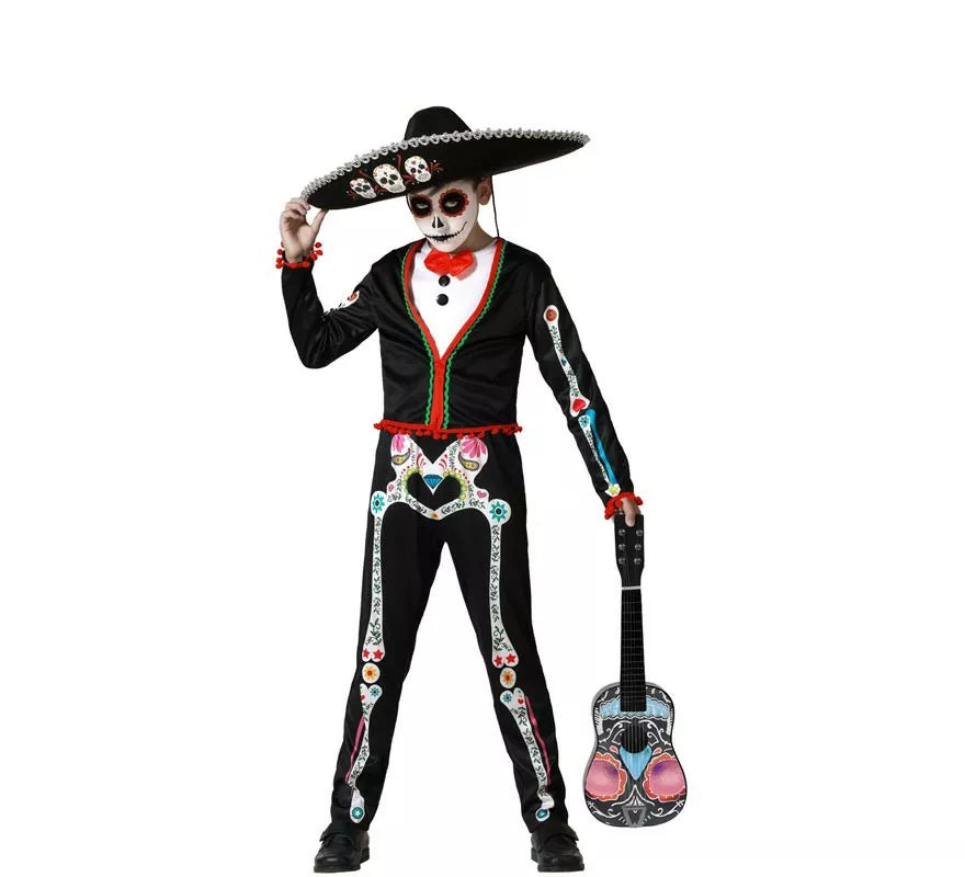 Translation missing: es.Disfraz de Señor Catrín Mexicano para niño