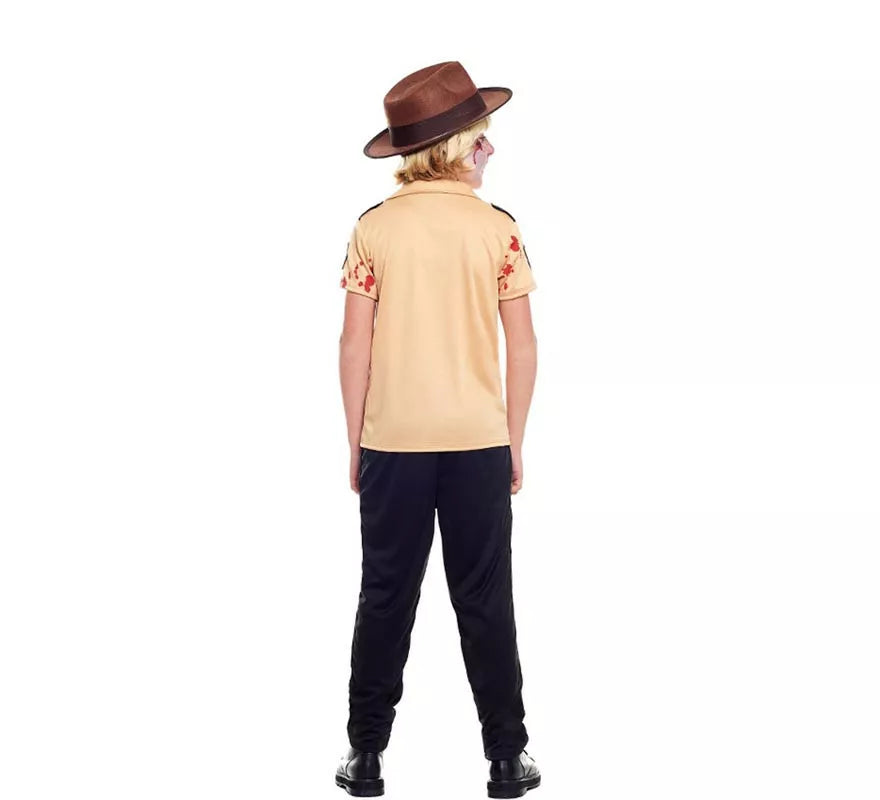 Disfraz de Sheriff Zombie para niño