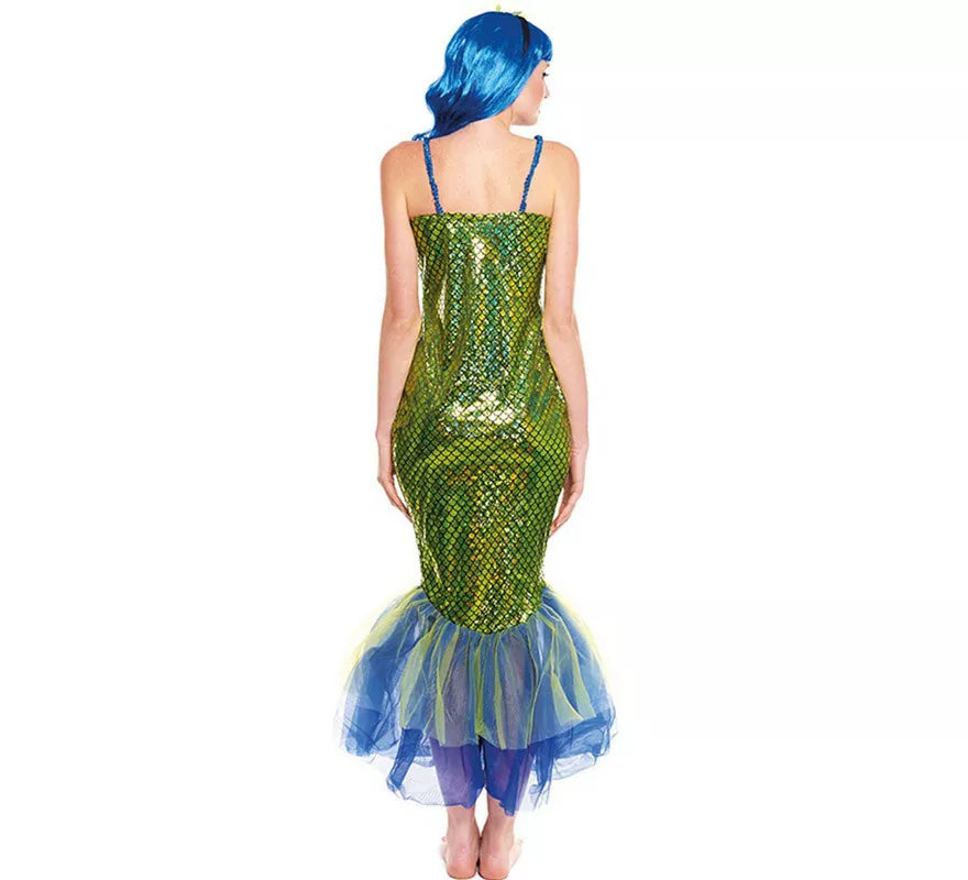 Translation missing: es.Disfraz de Sirena Verde Oscura para mujer