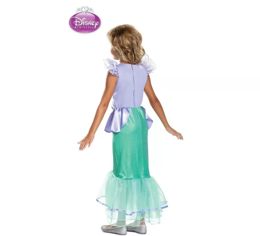 Translation missing: es.Disfraz de Sirenita Ariel Disney Deluxe para niña