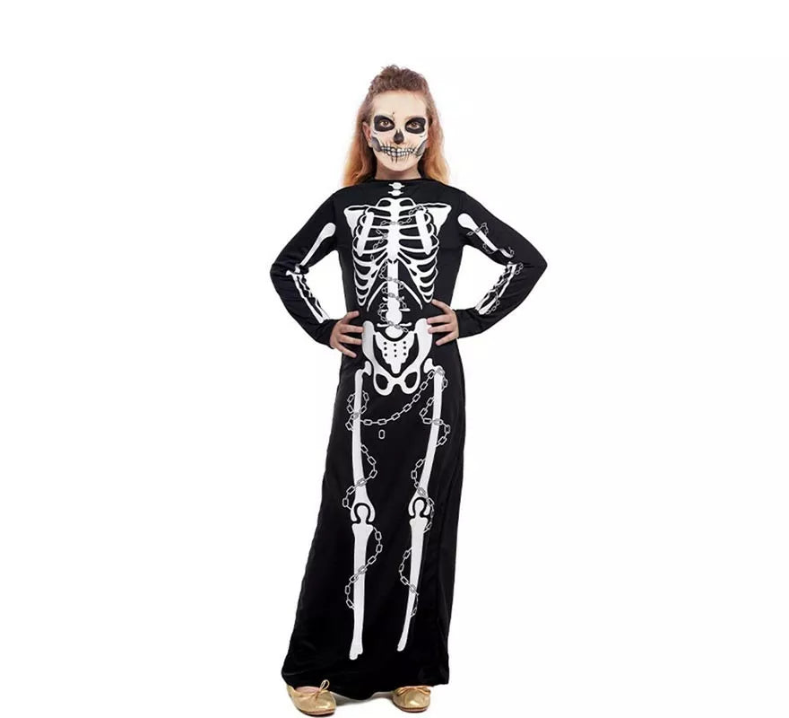 Translation missing: es.Disfraz de Skull Lady para niña