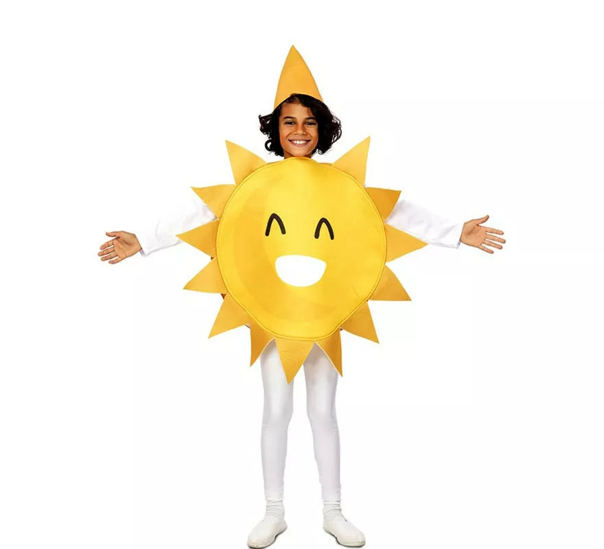 Translation missing: es.Disfraz de Sol Sonriente con gorro para niño