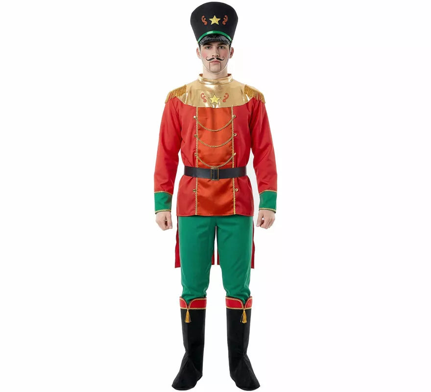 Translation missing: es.Disfraz de Soldadito de Plomo del Cascanueces para hombre