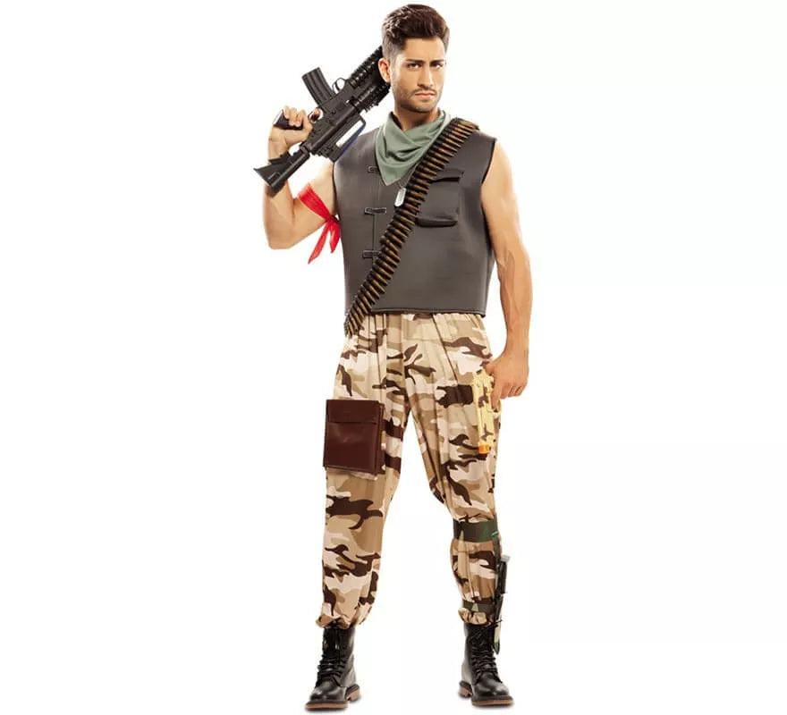 Translation missing: es.Disfraz de Soldado de Combate para hombre