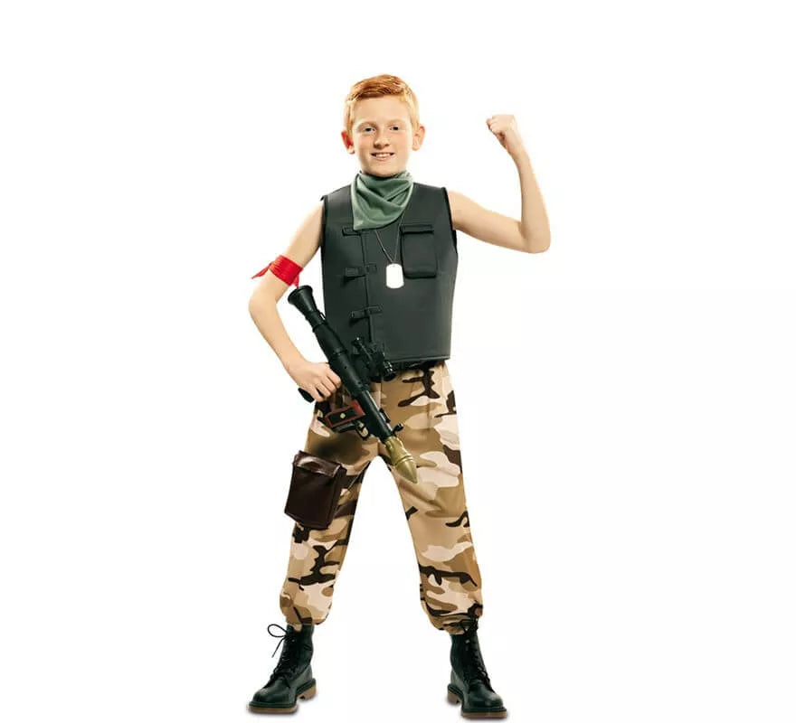 Translation missing: es.Disfraz de Soldado de Combate para niño
