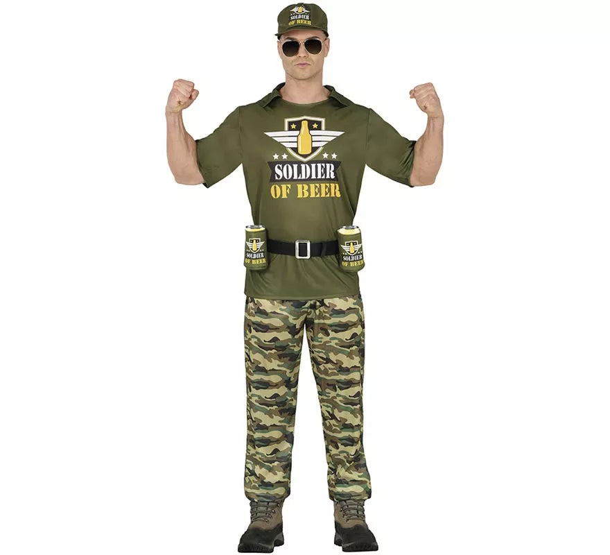 Translation missing: es.Disfraz de Soldado de la Cerveza para hombre