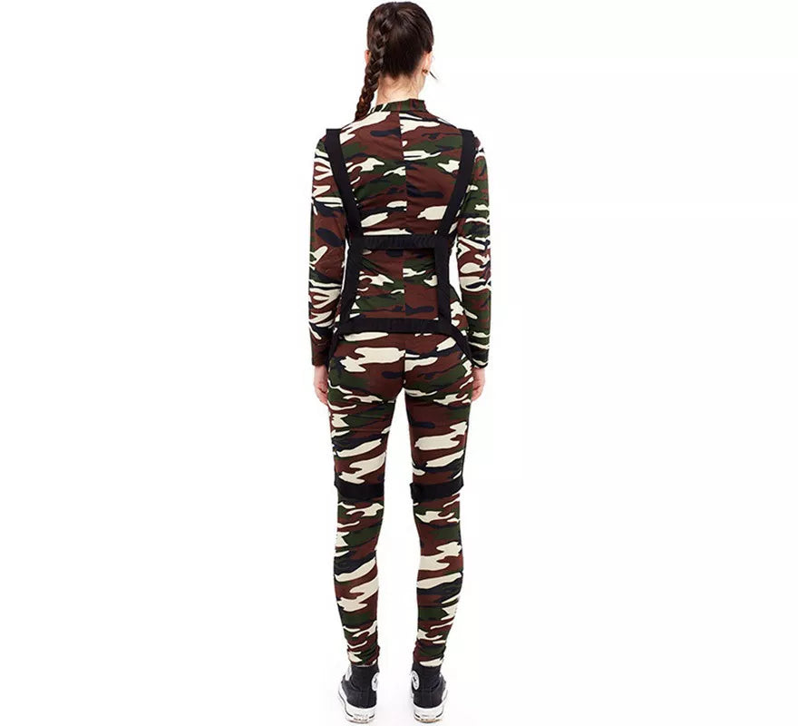Translation missing: es.Disfraz de Soldado Fuerzas Especiales de Camuflaje para mujer