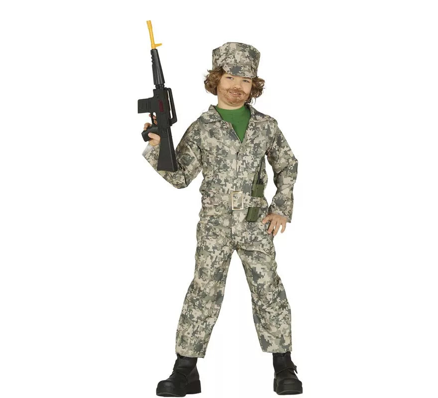 Translation missing: es.Disfraz de Soldado Militar para niño