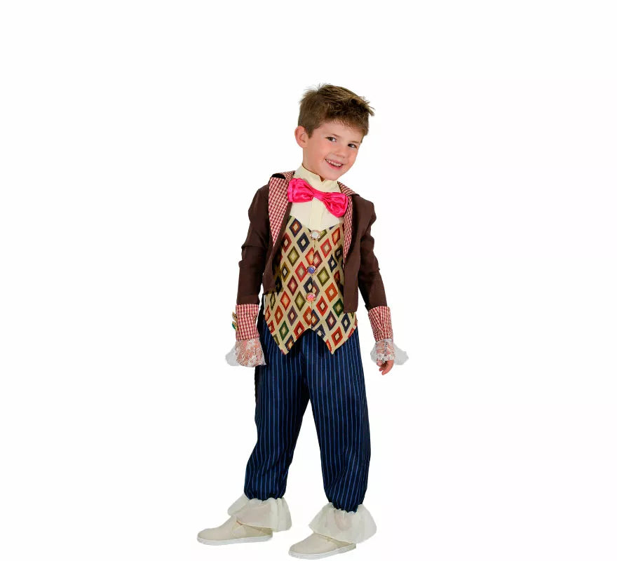Translation missing: es.Disfraz de Sombrerero Loco con chaqueta para niño
