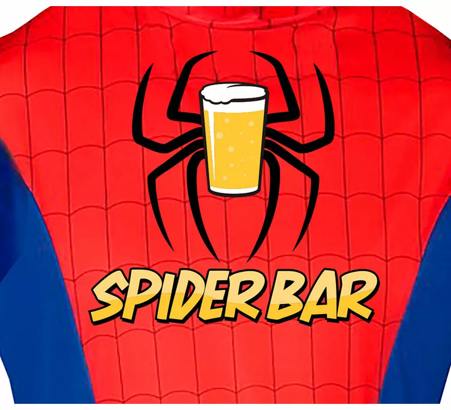 Translation missing: es.Disfraz de SpiderBar con Lanzalíquido para hombre