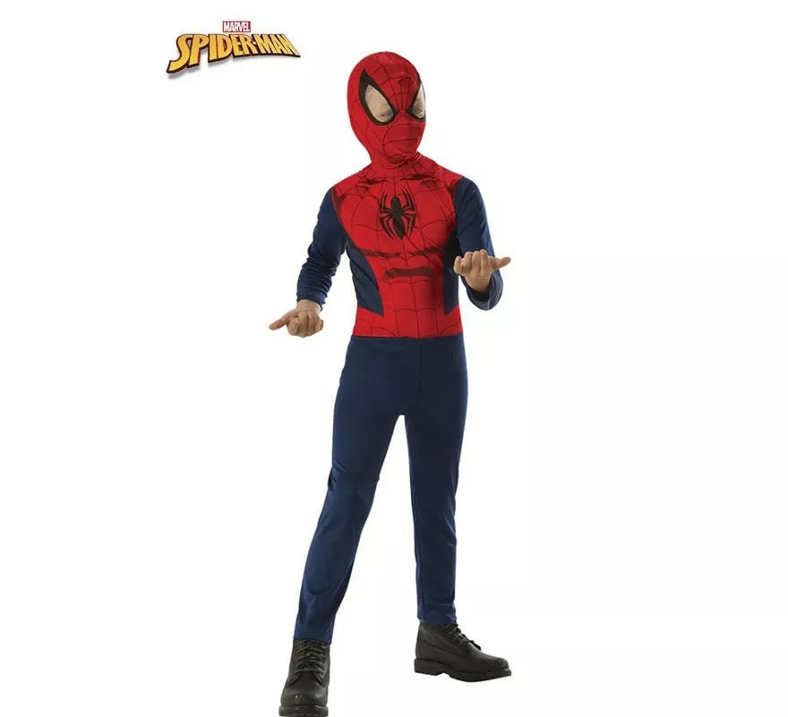 Translation missing: es.Disfraz de Spiderman Opp con máscara en caja para niño