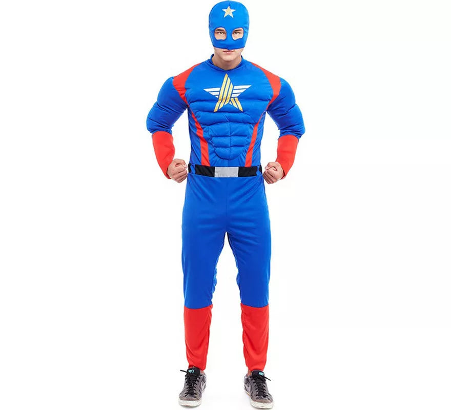 Translation missing: es.Disfraz de Star Héroe Americano para hombre