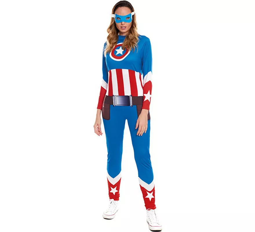 Translation missing: es.Disfraz de Star Heroína Americana para mujer
