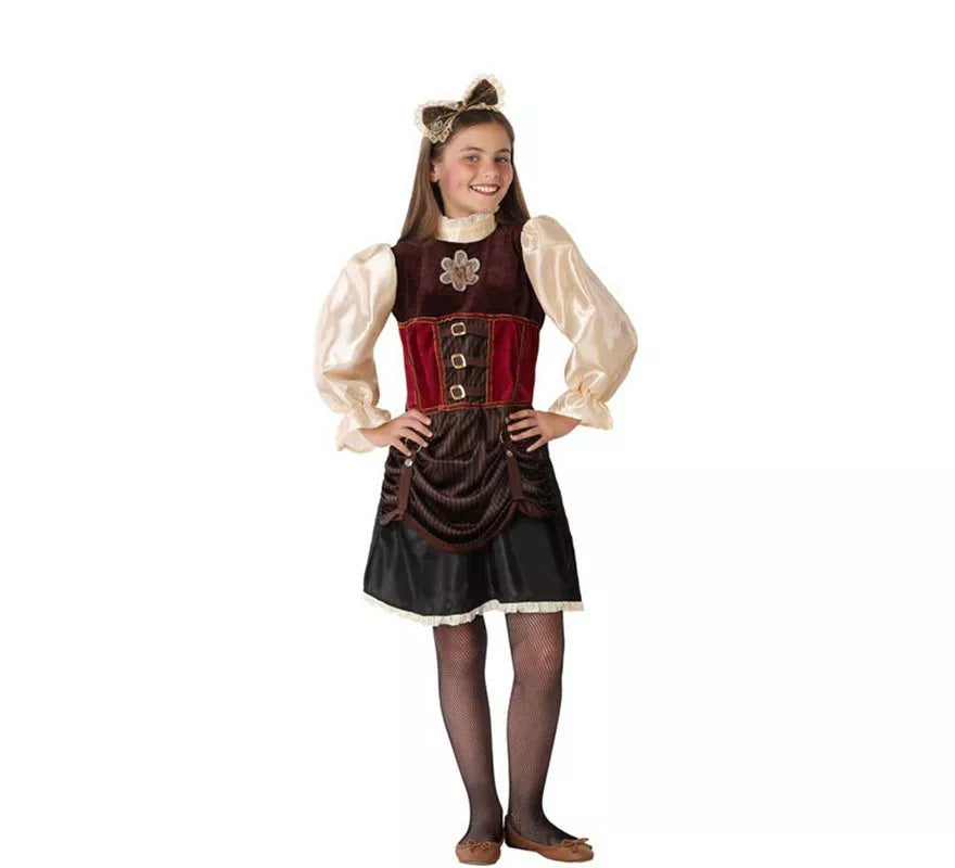Translation missing: es.Disfraz de Steampunk para niña