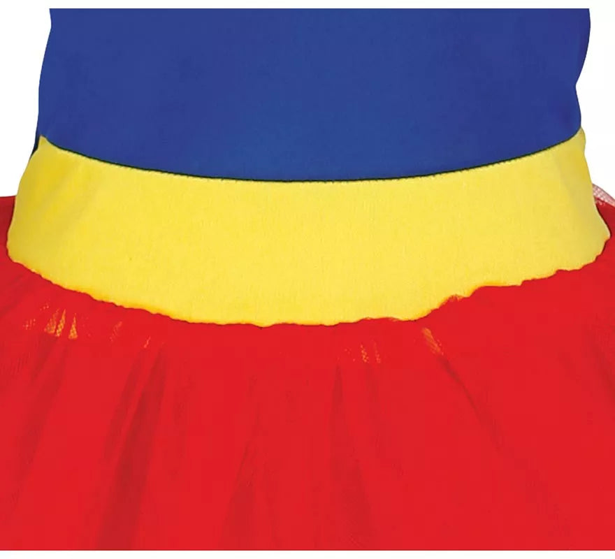 Translation missing: es.Disfraz de Súper Heroína Azul y Rojo con tutú para niña