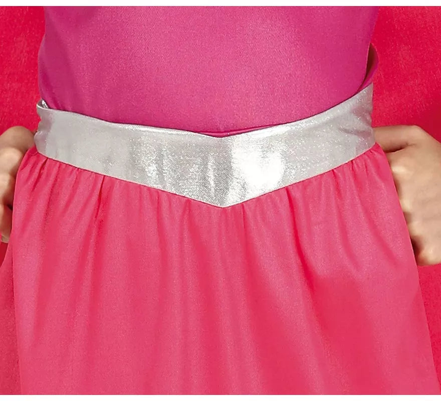 Translation missing: es.Disfraz de Super Heroína Rosa para niña