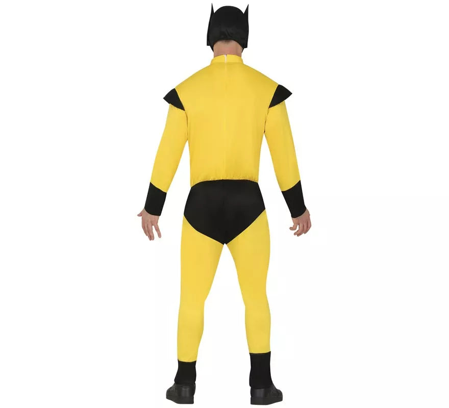 Translation missing: es.Disfraz de Súper Lobo amarillo para hombre