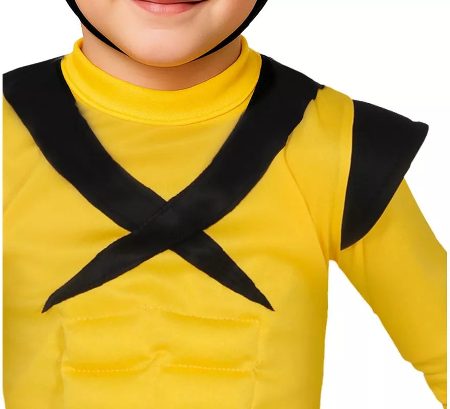Translation missing: es.Disfraz de Súper Lobo amarillo para niño