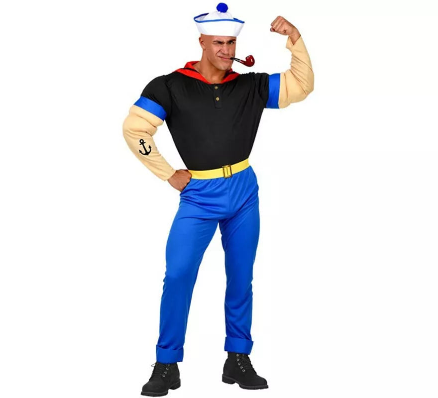 Translation missing: es.Disfraz de Súper Marinero Forzudo para hombre