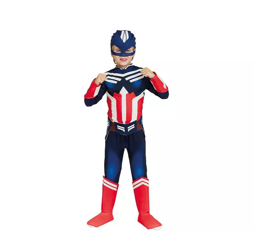 Translation missing: es.Disfraz de Superhéroe americano para niño