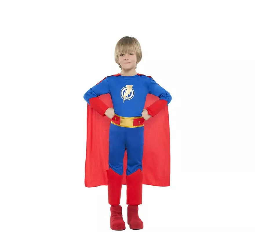 Translation missing: es.Disfraz de Superhéroe azul y rojo para niño