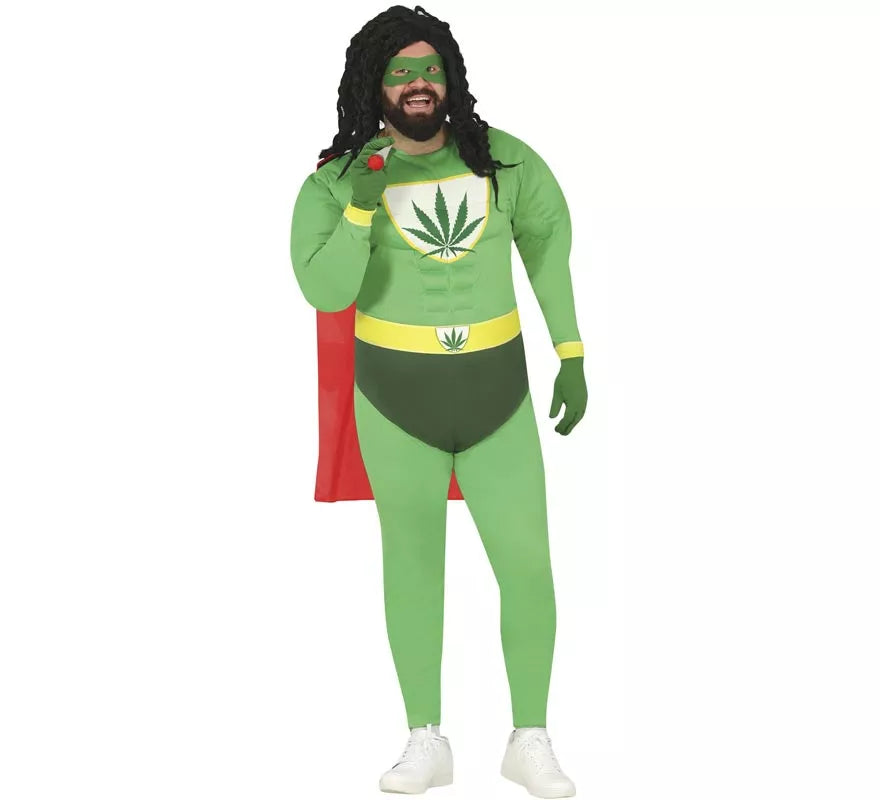 Translation missing: es.Disfraz de Superhéroe Marihuana para hombre