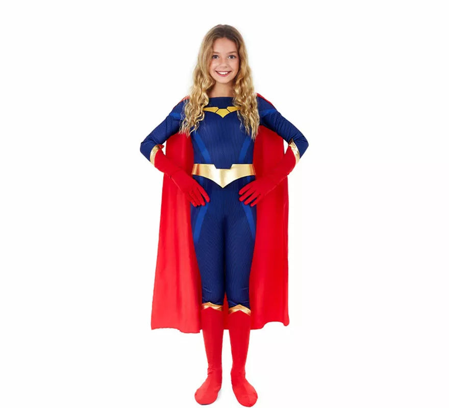 Translation missing: es.Disfraz de Superheroína Premium para niña