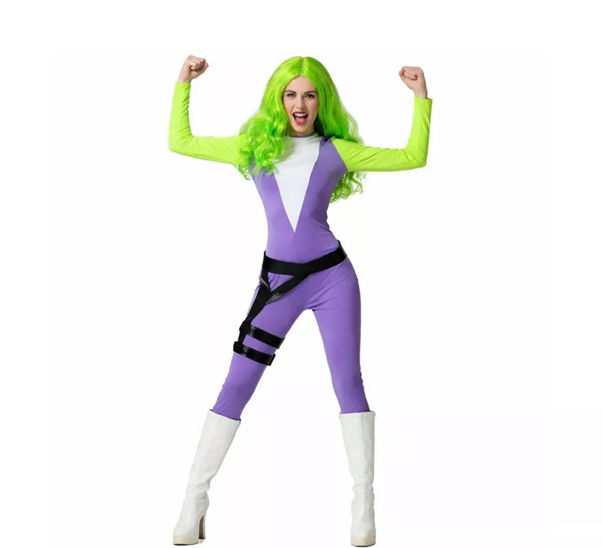 Translation missing: es.Disfraz de Superheroína verde para mujer
