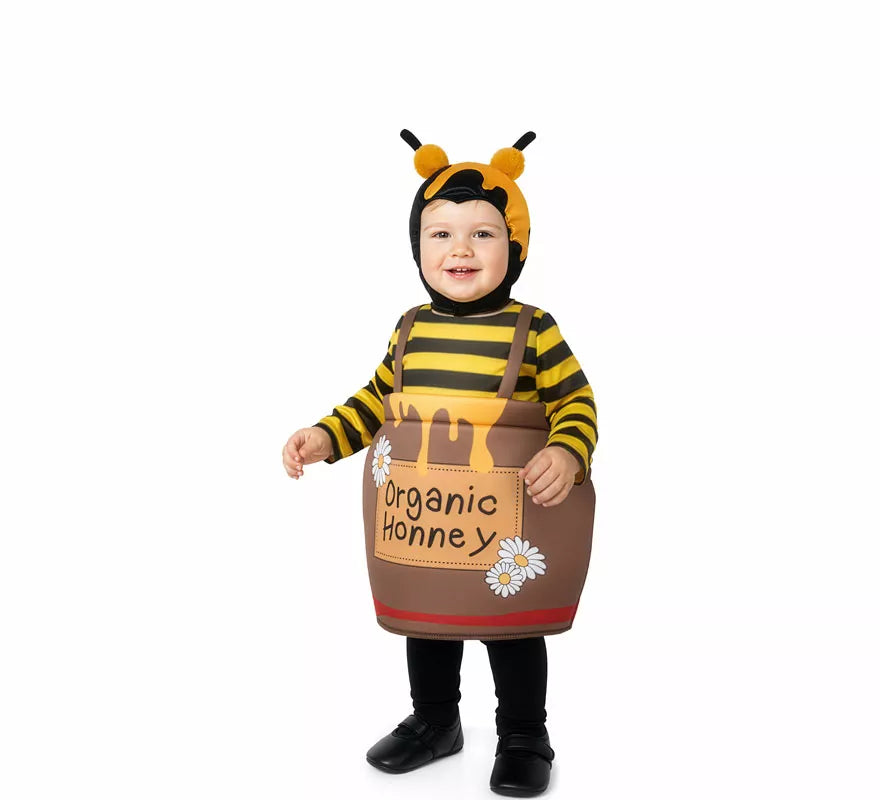Disfraz de Tarro de Miel de Abeja para bebé