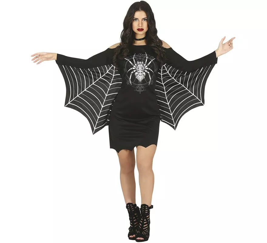 Translation missing: es.Disfraz de Telaraña con Araña en vestido para mujer