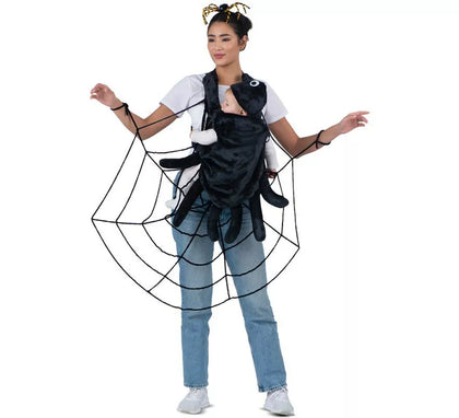 Disfraz de Telaraña y Araña con cubremochila para adulto y bebé