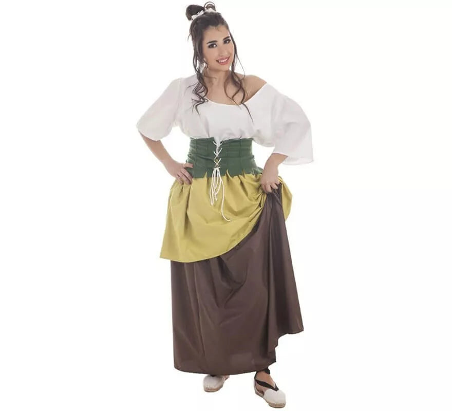 Translation missing: es.Disfraz de Tendera Medieval para mujer