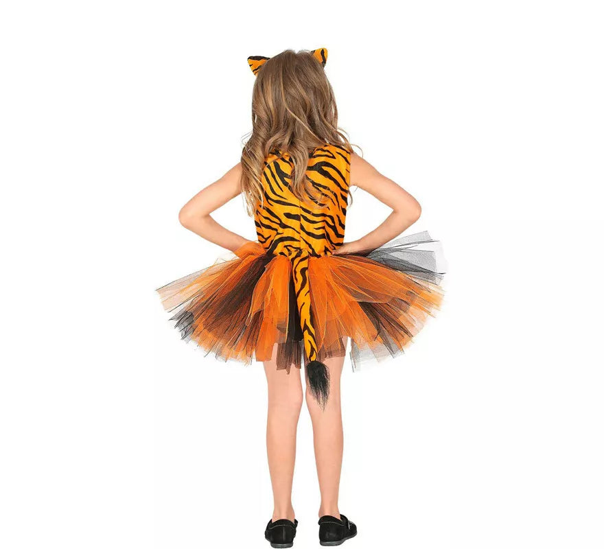 Translation missing: es.Disfraz de Tigre con Tutú y Lazo para niña