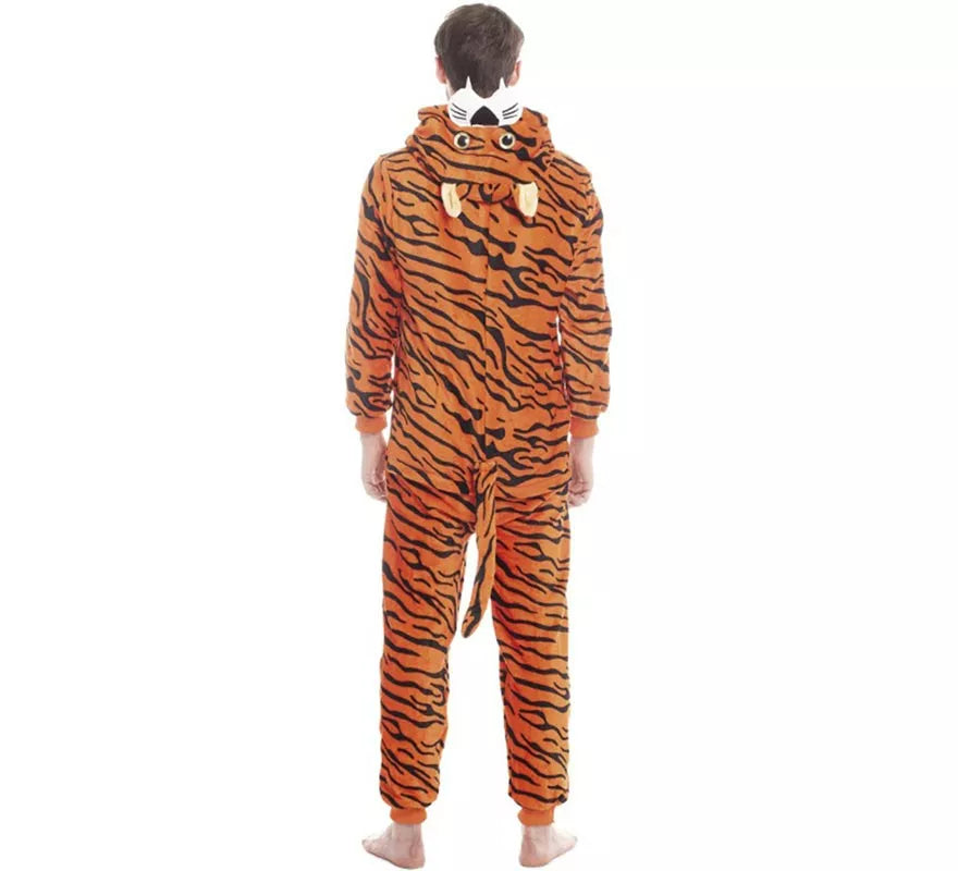 Translation missing: es.Disfraz de Tigre Naranja con Rayas para adultos