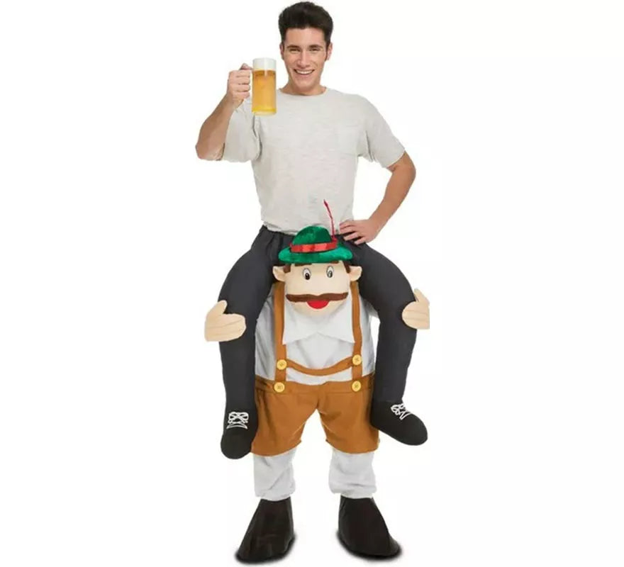 Translation missing: es.Disfraz de Tirolés Oktoberfest a hombros para adultos