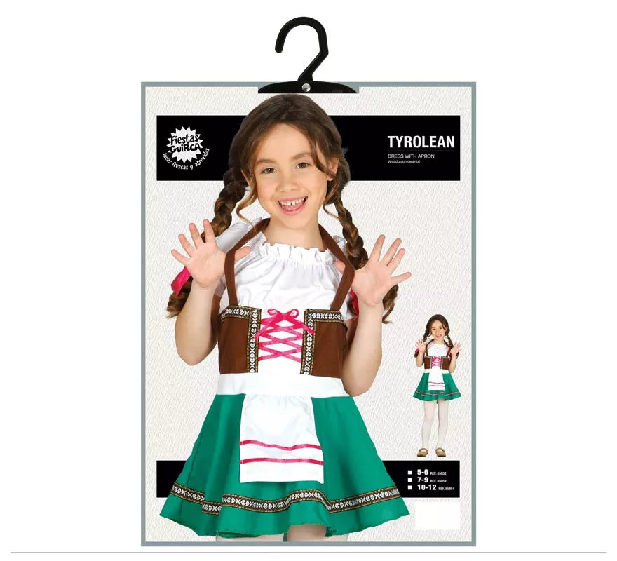 Translation missing: es.Disfraz de Tirolesa para niña