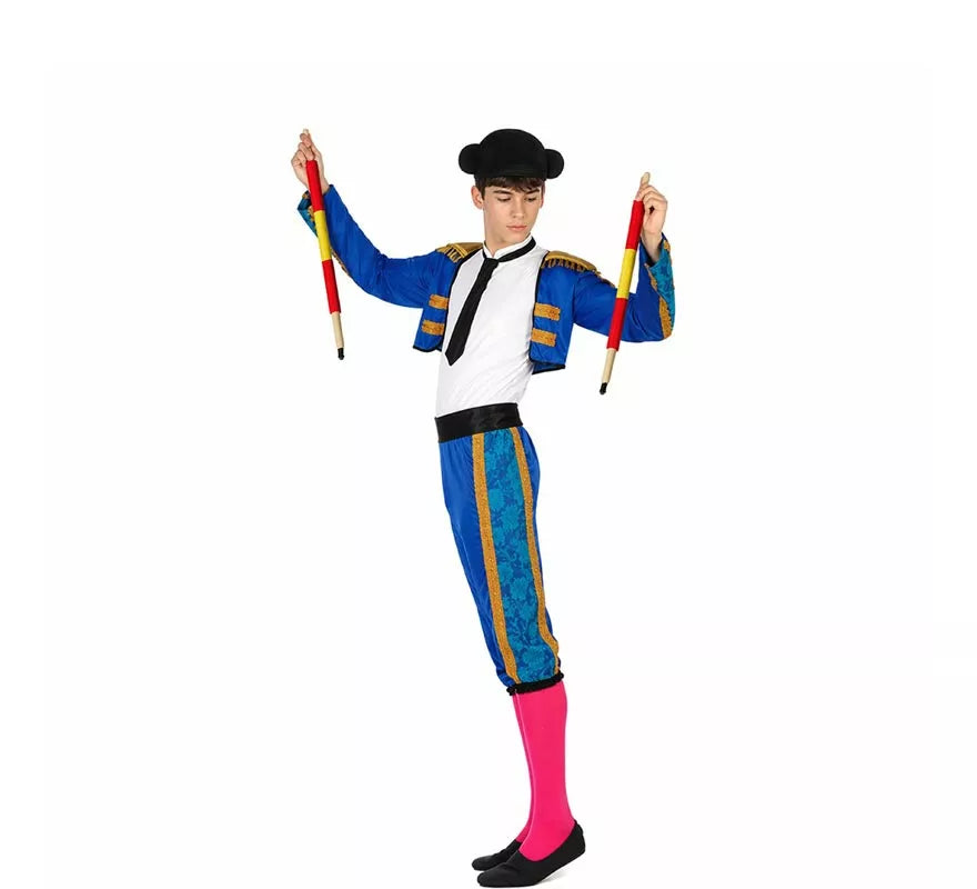 Translation missing: es.Disfraz de Torero Azul para Hombre