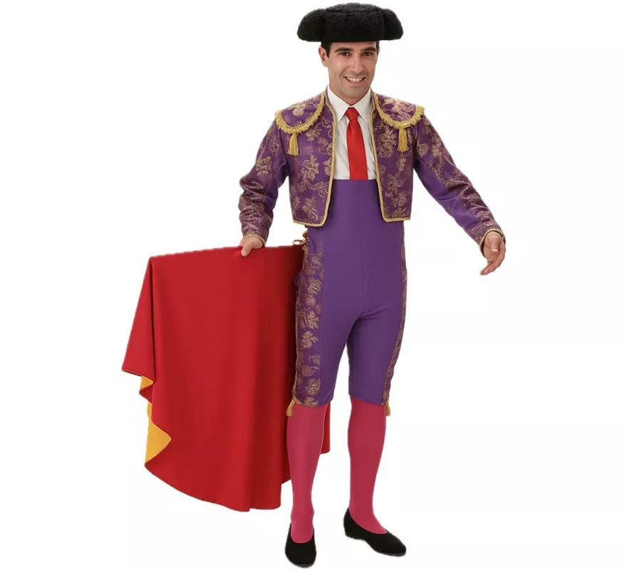 Translation missing: es.Disfraz de Torero Morado para hombre