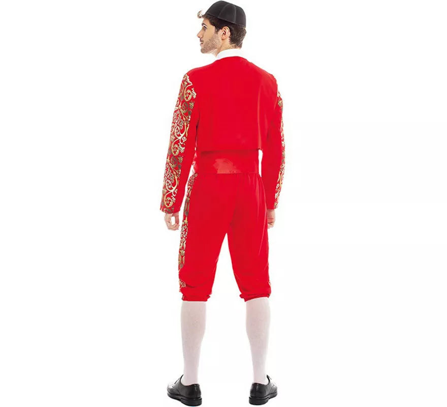 Translation missing: es.Disfraz de Torero rojo Español para hombre