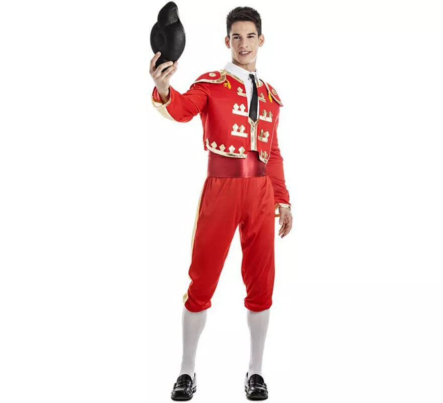Translation missing: es.Disfraz de Torero rojo para hombre