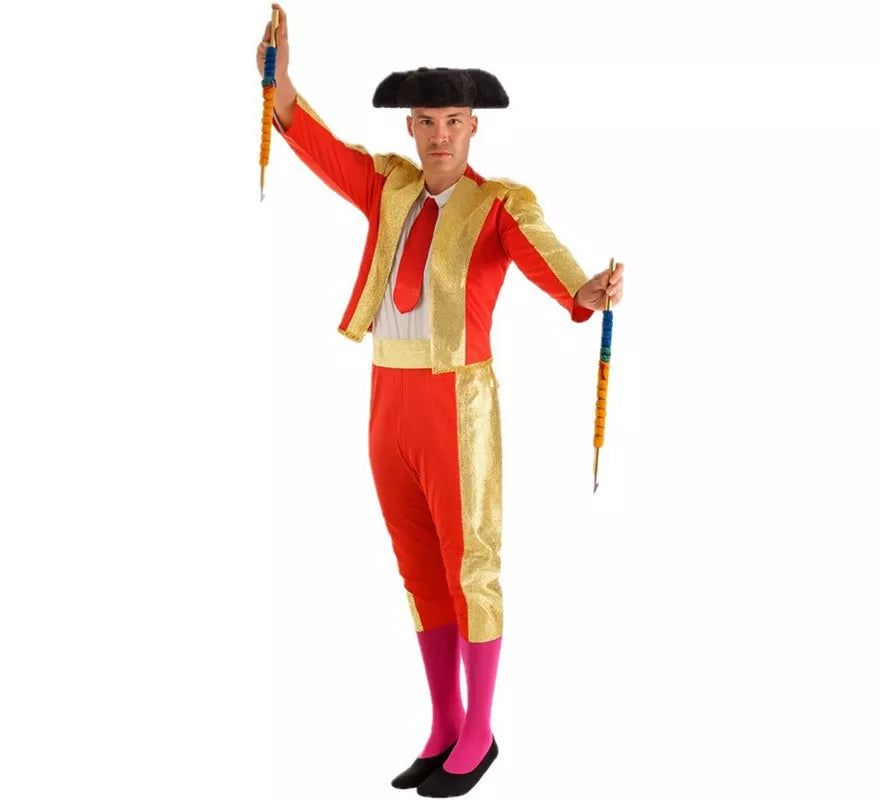 Translation missing: es.Disfraz de Torero Rojo para hombre