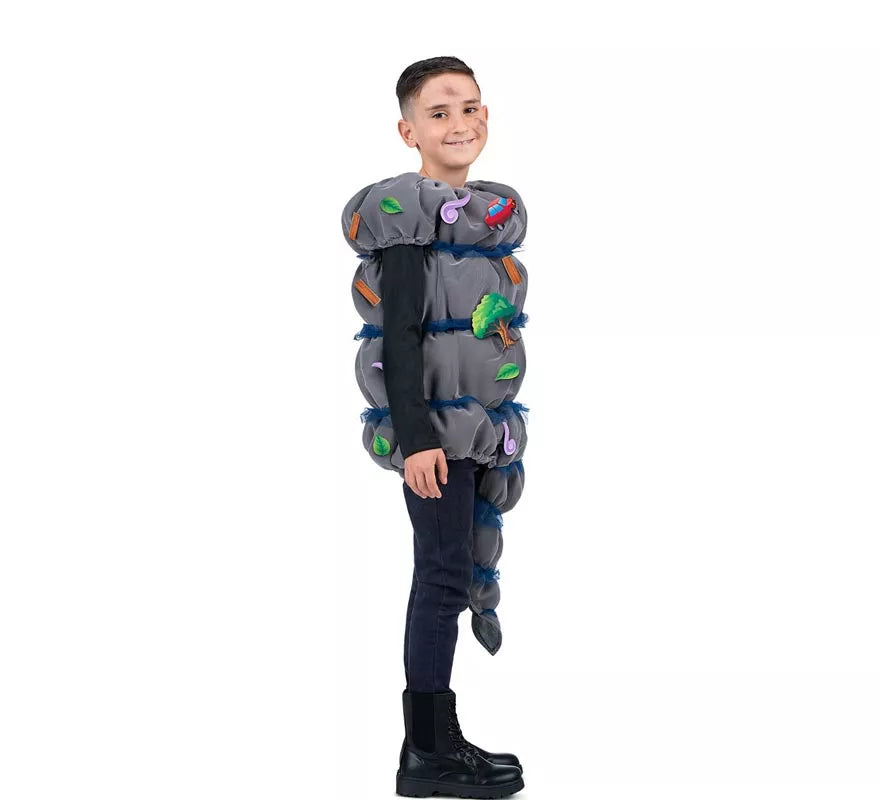 Translation missing: es.Disfraz de Tornado gris con accesorios para niños