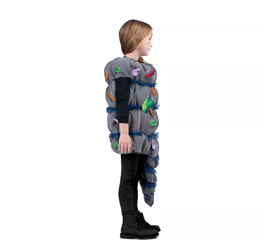 Translation missing: es.Disfraz de Tornado gris con accesorios para niños