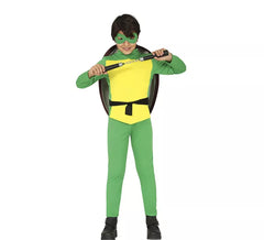 Disfraz de Tortuga de combate con mochila para niños