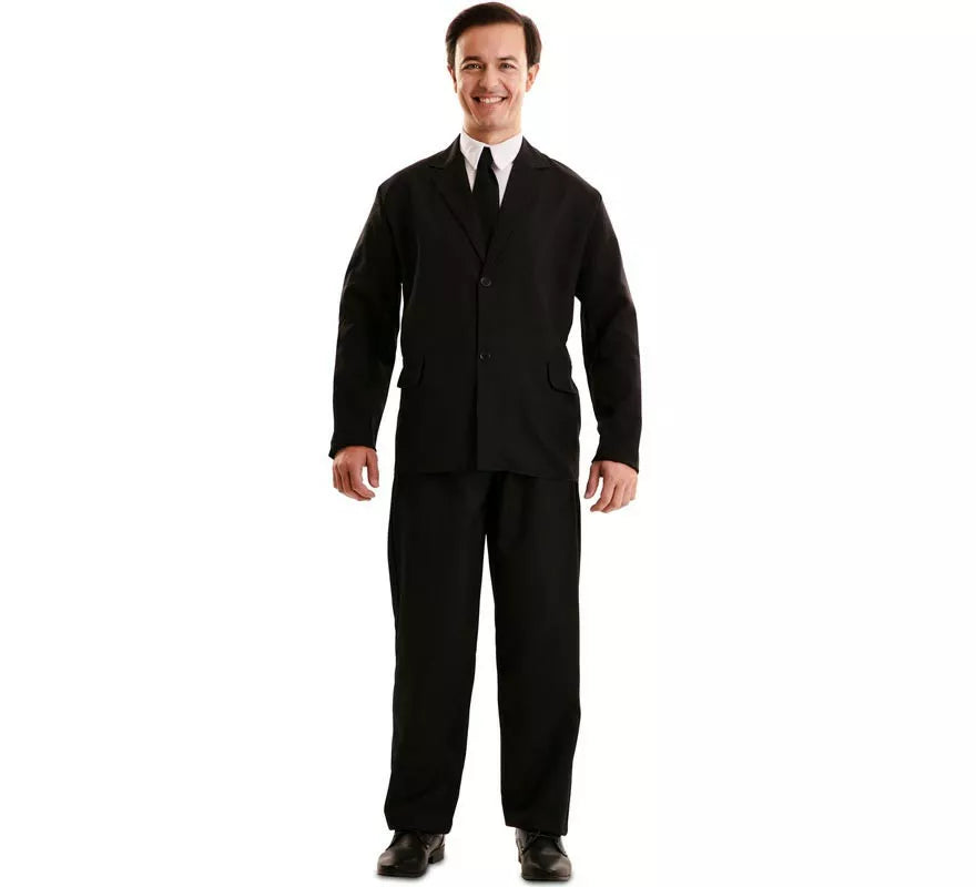 Translation missing: es.Disfraz de Traje de Hombre de Negro para adulto