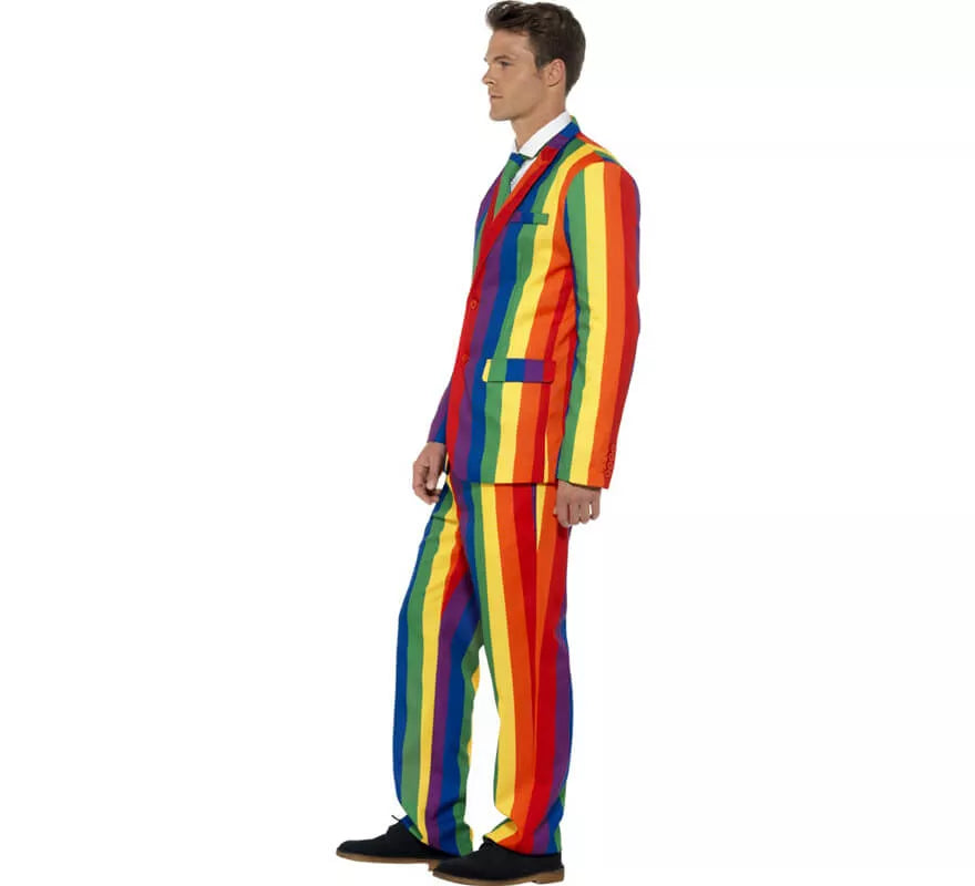 Translation missing: es.Traje Divertido Arco Iris para hombre