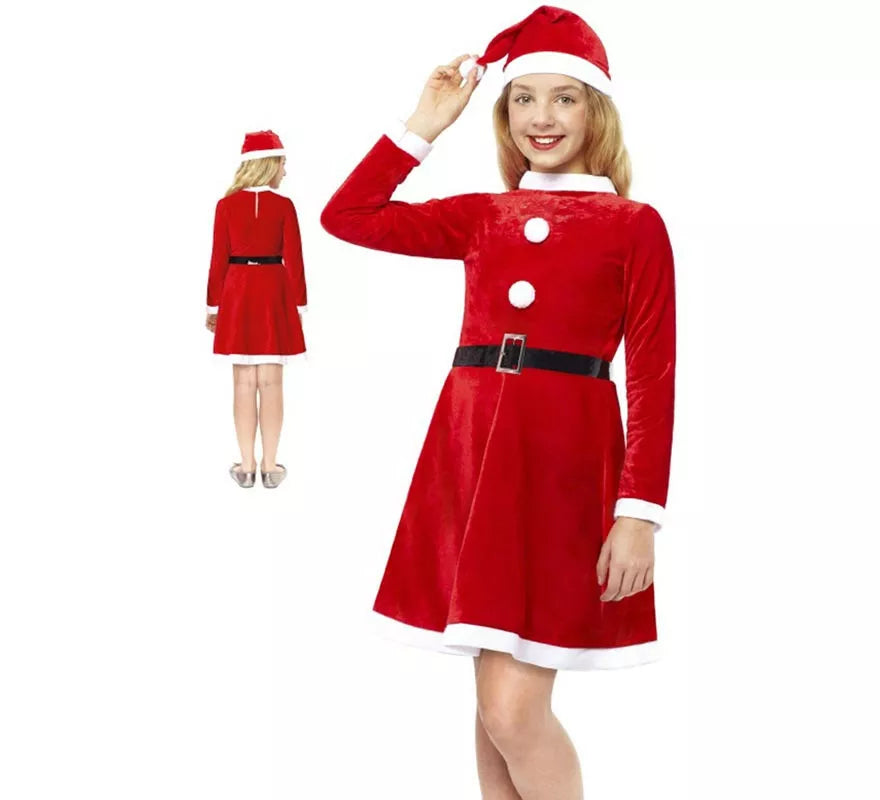 Translation missing: es.Disfraz de Traje Mamá Noel para bebé y niña