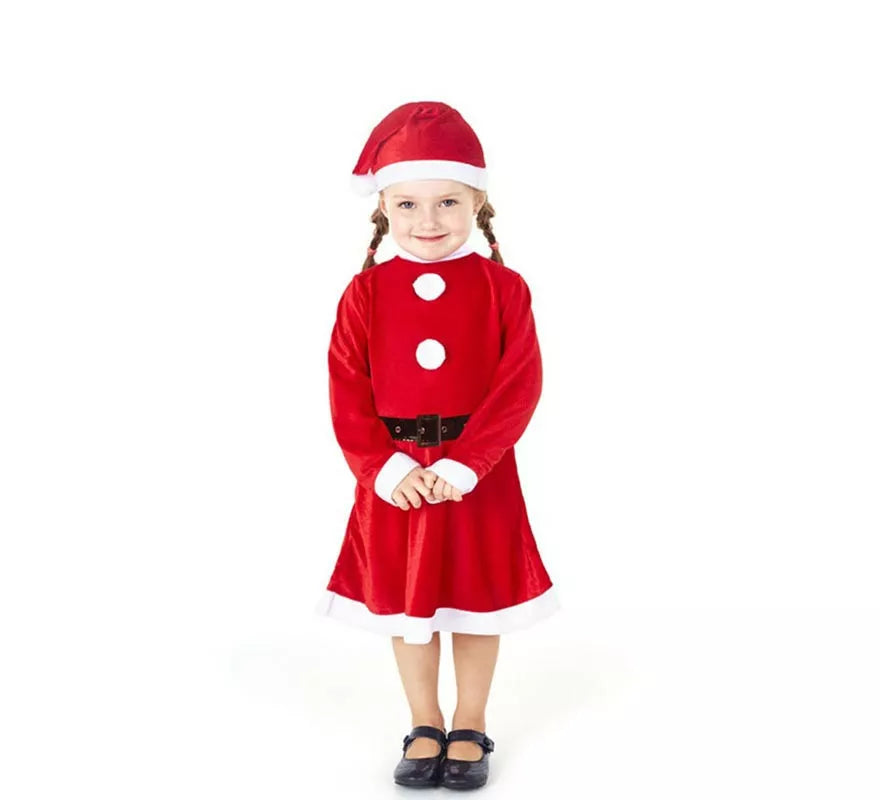 Translation missing: es.Disfraz de Traje Mamá Noel para bebé y niña